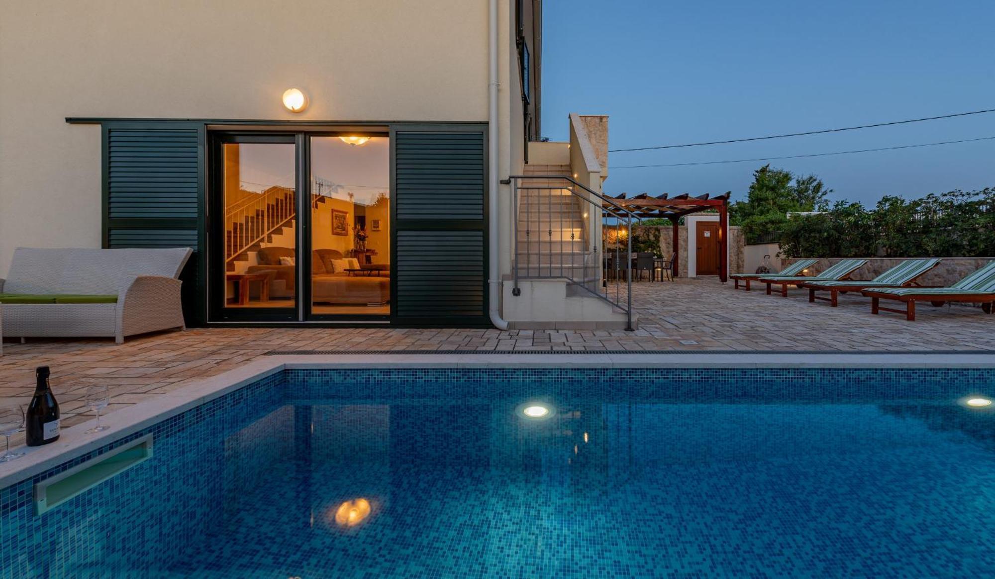Villa Ivo Zadarvillas Vinjerac Bagian luar foto