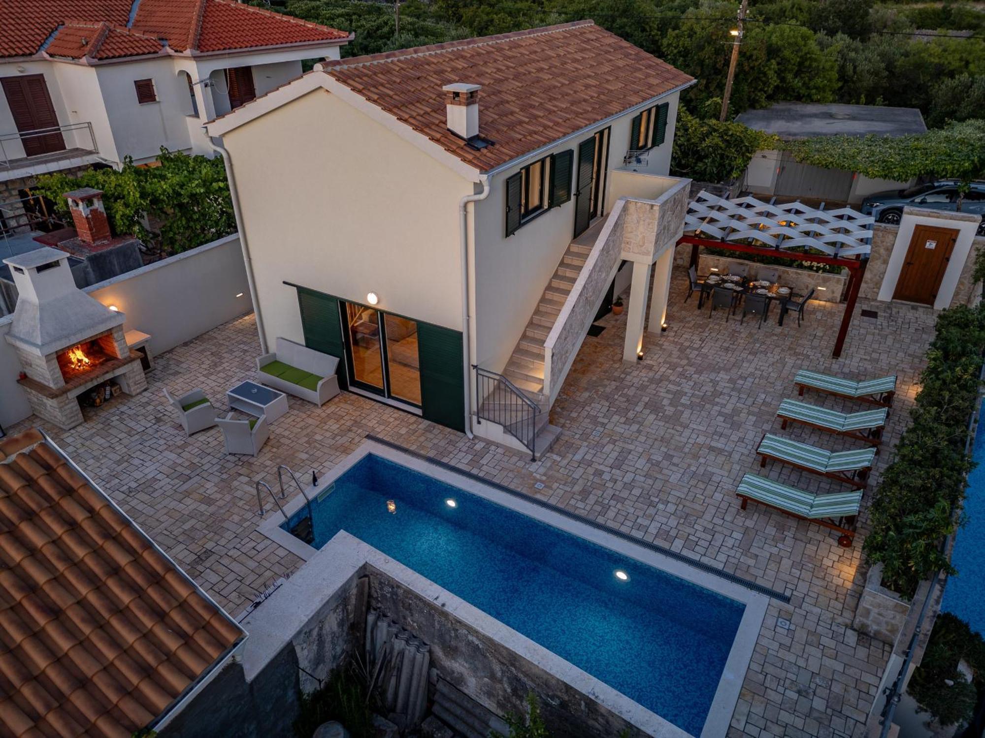 Villa Ivo Zadarvillas Vinjerac Bagian luar foto